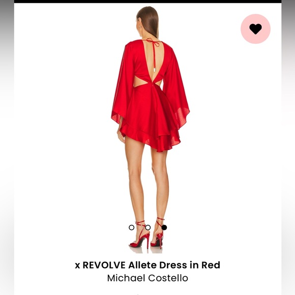 Michael Costello red dress - Picture 3 of 4